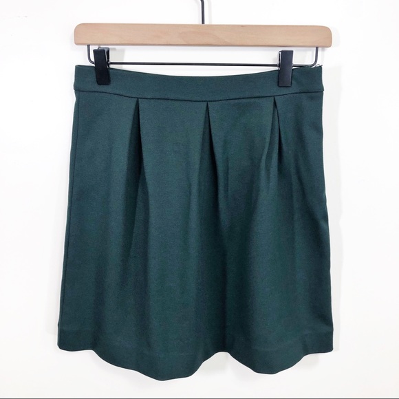 Madewell Dresses & Skirts - Madewell Forest Green Bistro Pleated Mini Skirt